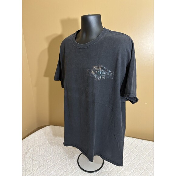 Harley Davidson Ehlerdings River City New Haven Indiana 2 Sided Tee Men’s XL - Picture 12 of 14